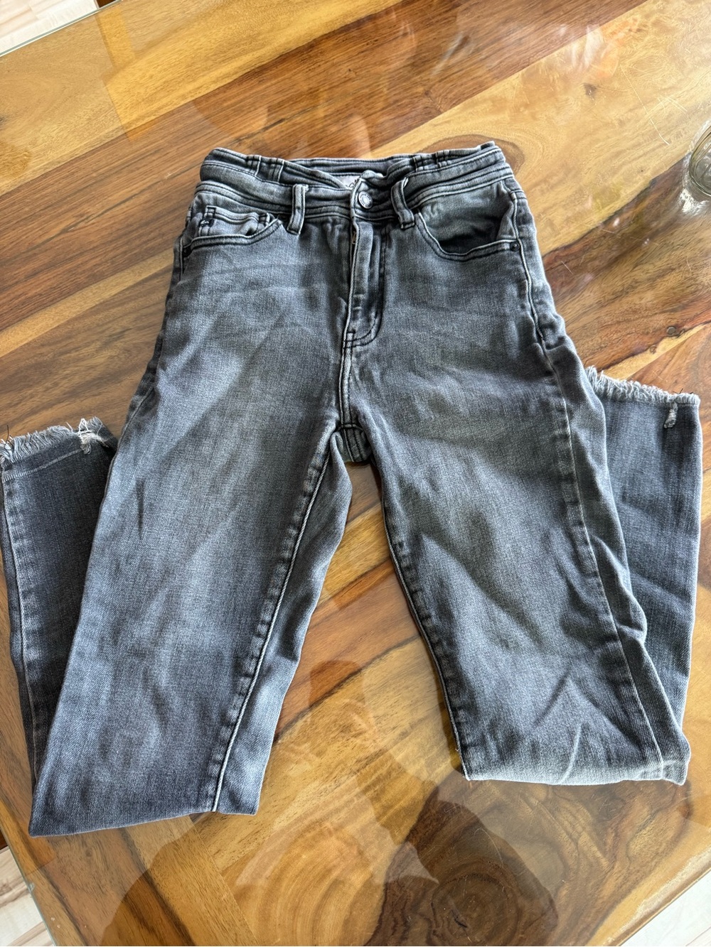 KanCan Gray High-Rise Skinny Jeans